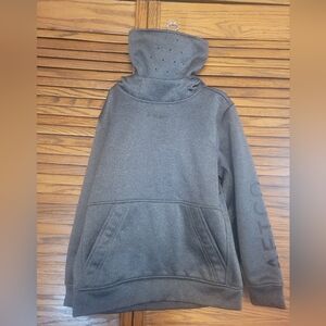 AFTCO NWOT Charcoal Gray Youth Sweatshirt Hoodie With Face Mask Size 10/12 MED